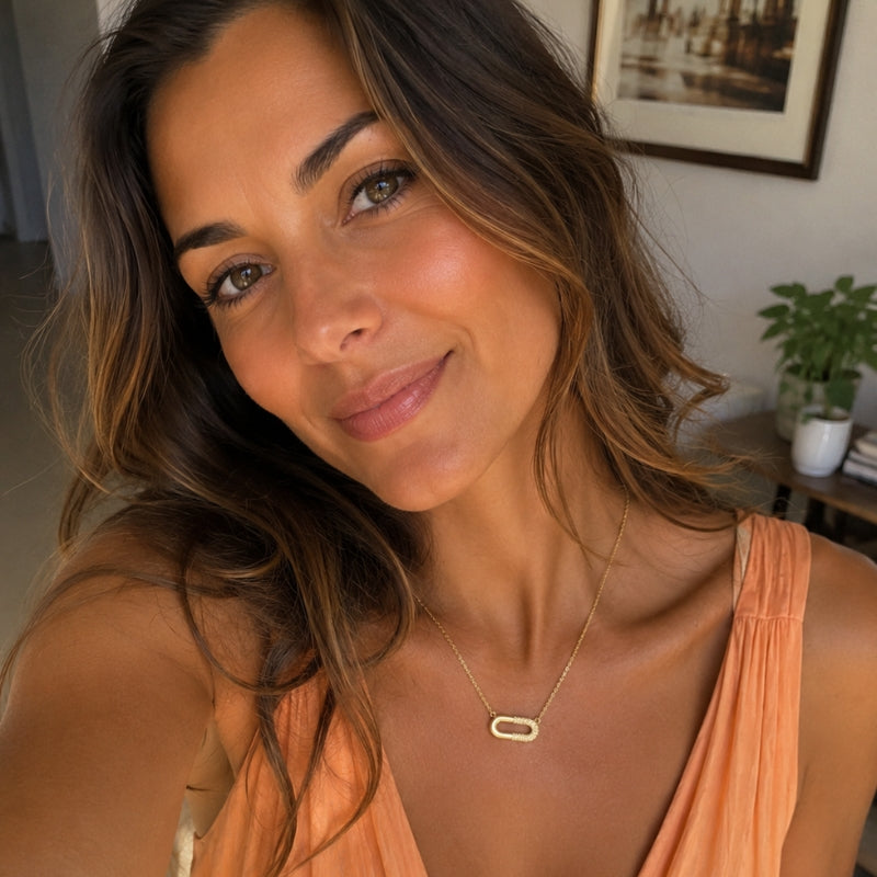 Cliente portant le collier MyTamra