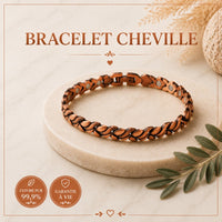 Bracelet de Cheville en Cuivre Pur