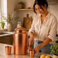 Distributeur d’eau en Cuivre Pur Massif 99,9%