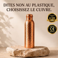 Gourde en Cuivre Pur – MyTamra™ | L’Eau Purifiée Naturellement, Sans Plastique