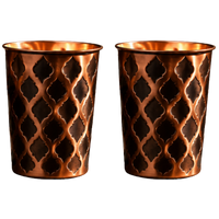Verre en Cuivre Massif 99,9% - Diamond