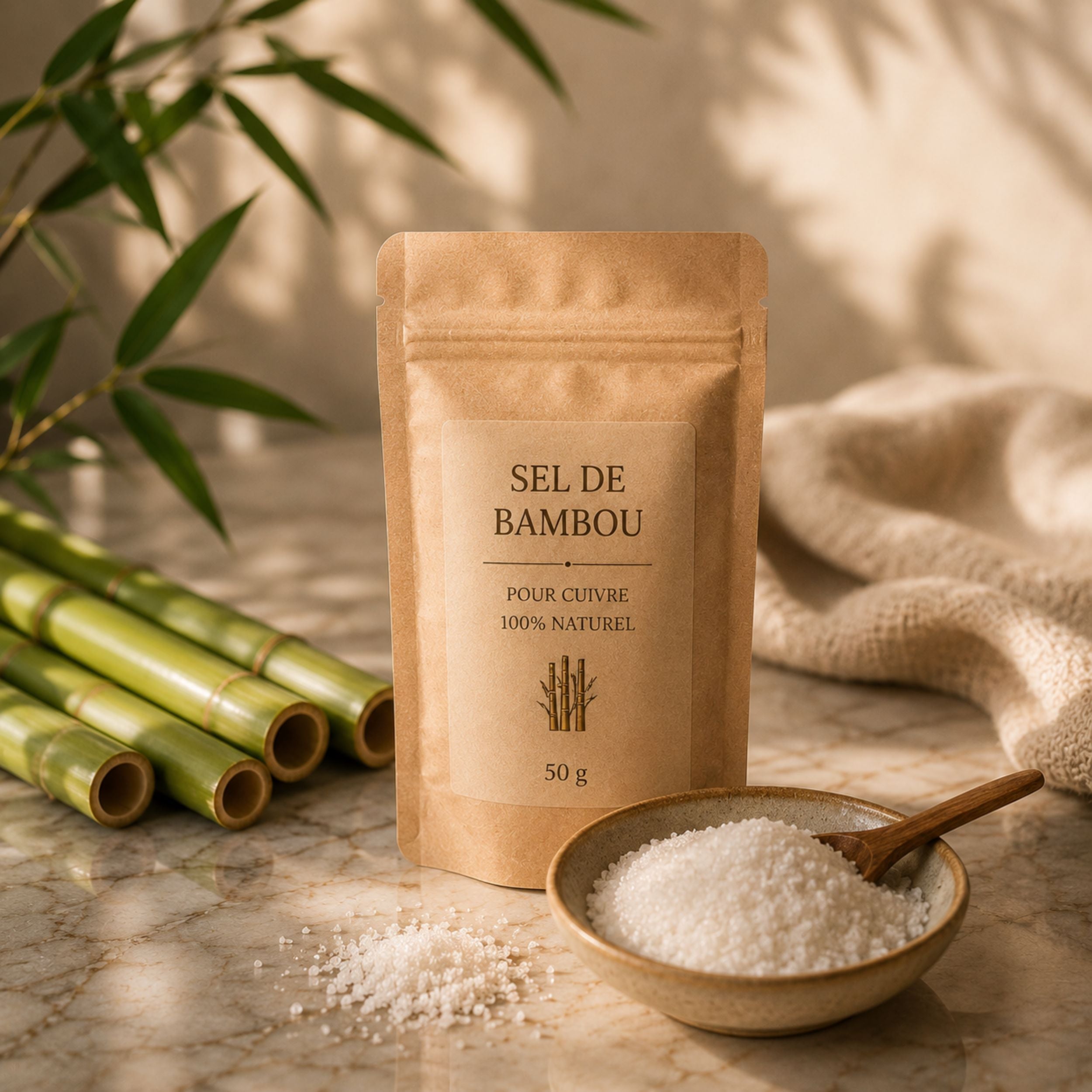 Sel de bambou 100 % naturel