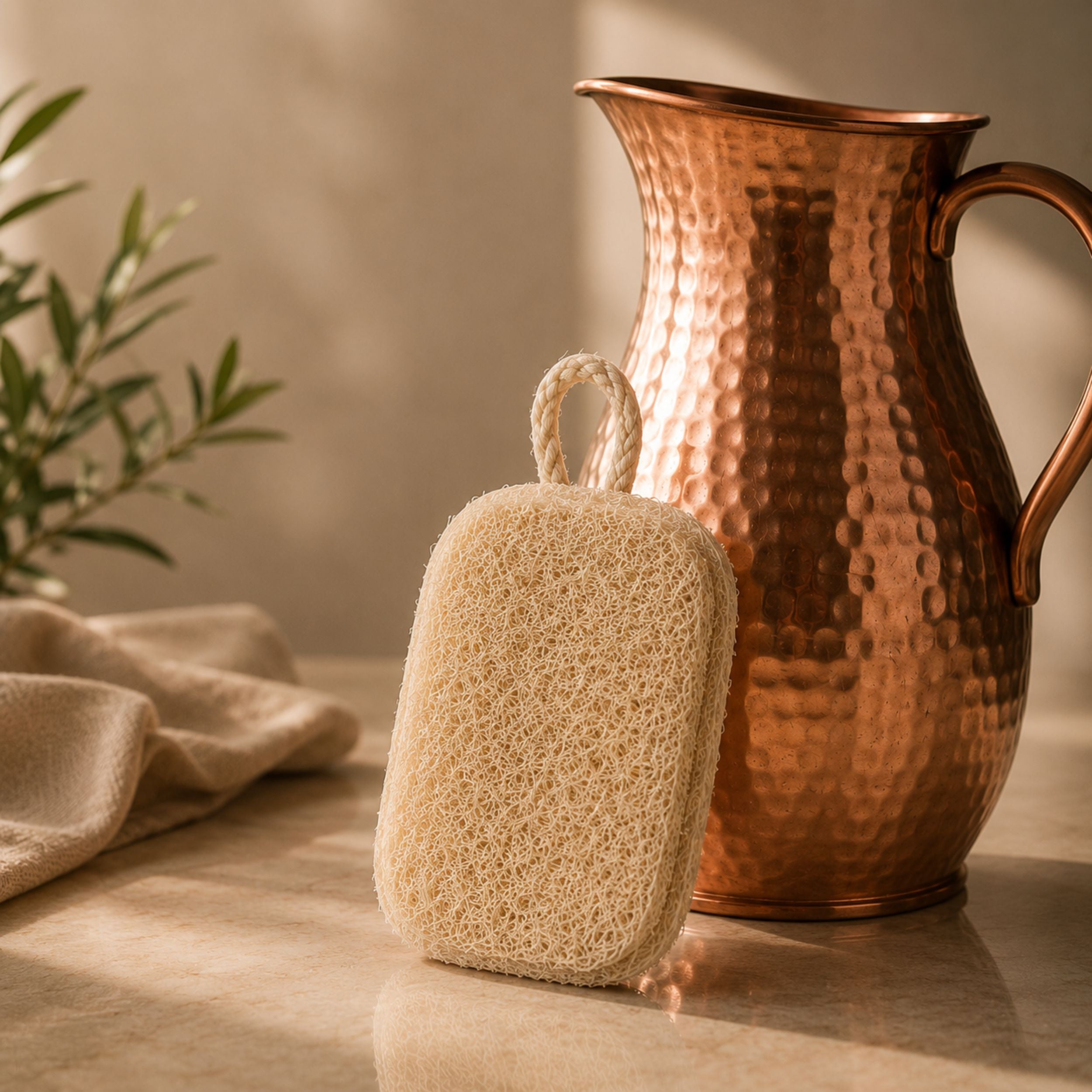 Éponge Loofah 100 % végétale