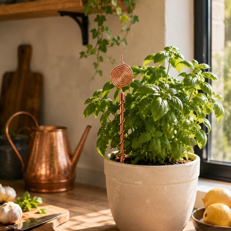 Jardinière avec ses antennes