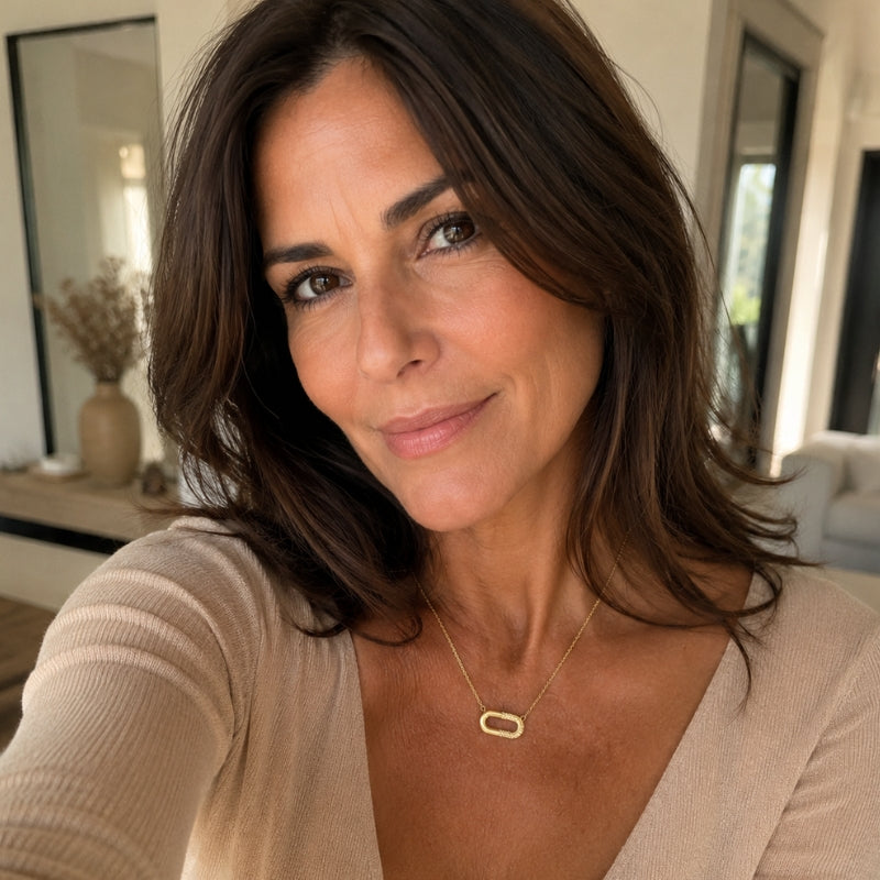Cliente portant le collier MyTamra