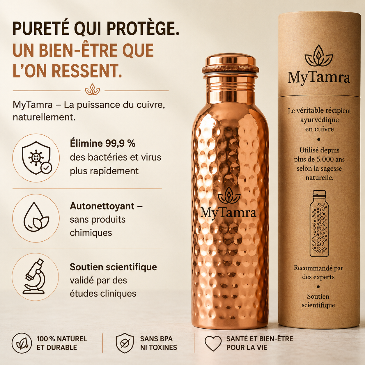 Pureté qui protège. Un bien-être que l'on ressent.